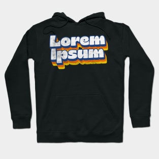 Lorem Ipsum // Design Typography Geek Gift Hoodie